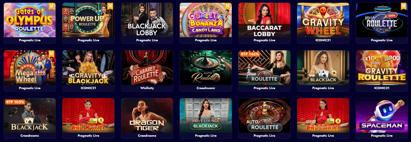 Live Casino Spinko 1